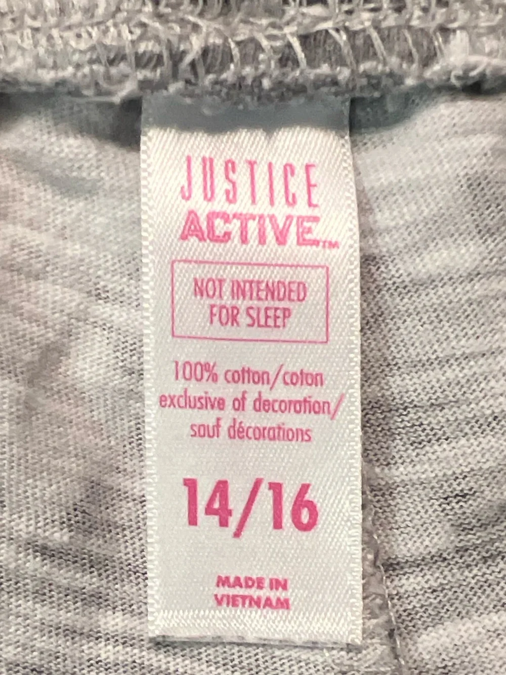 Justice Girls Panda Camo Ringer Tee & Shorts Set Size 12/14-16